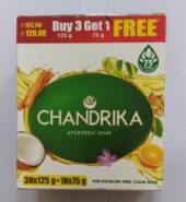 Chandrika Ayurvedic Soap – Buy 3 Get 1